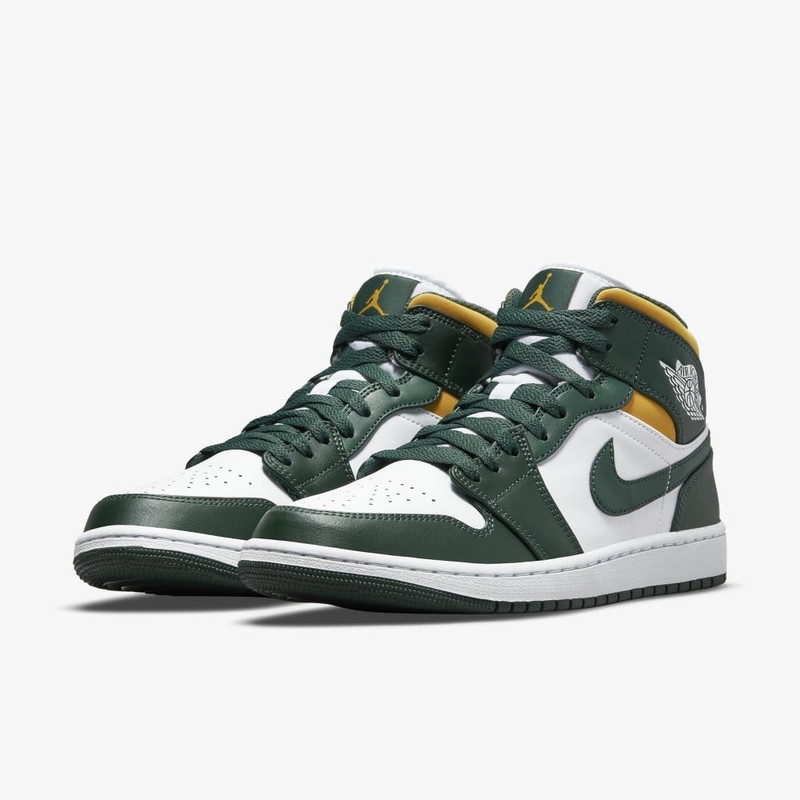 シューズ(男性用) Nike Air Jordan 1 MidSeattle Supersonics Air Jordan 1 Mid Seattle Supersonics | 554724-371 | Grailify
